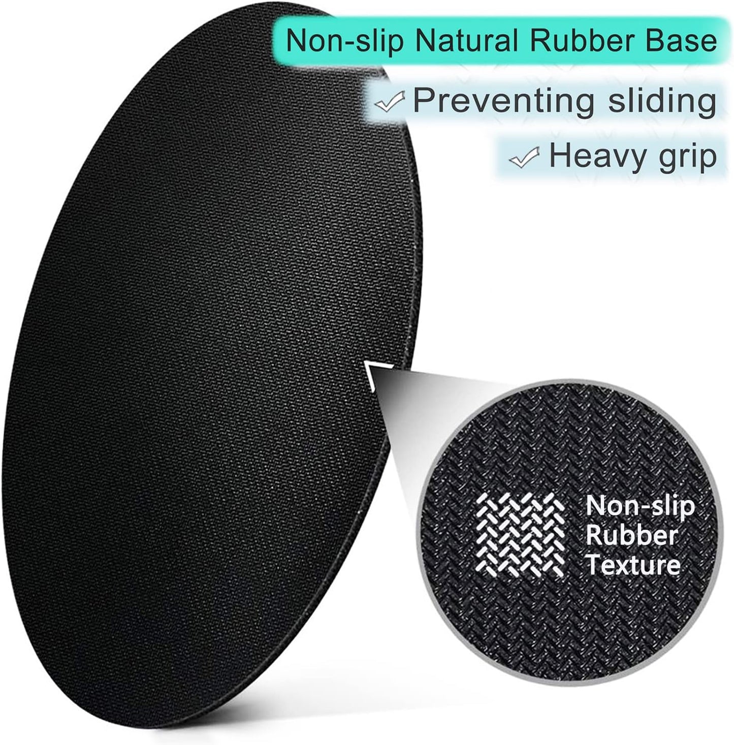 ITNRSIIET Round Mouse Pad with Stitched Edge Premium-Textured Waterproof Non-Slip Rubber Base Desktop Protection Mat Diameter 8.7 inches, Nebula Galaxy