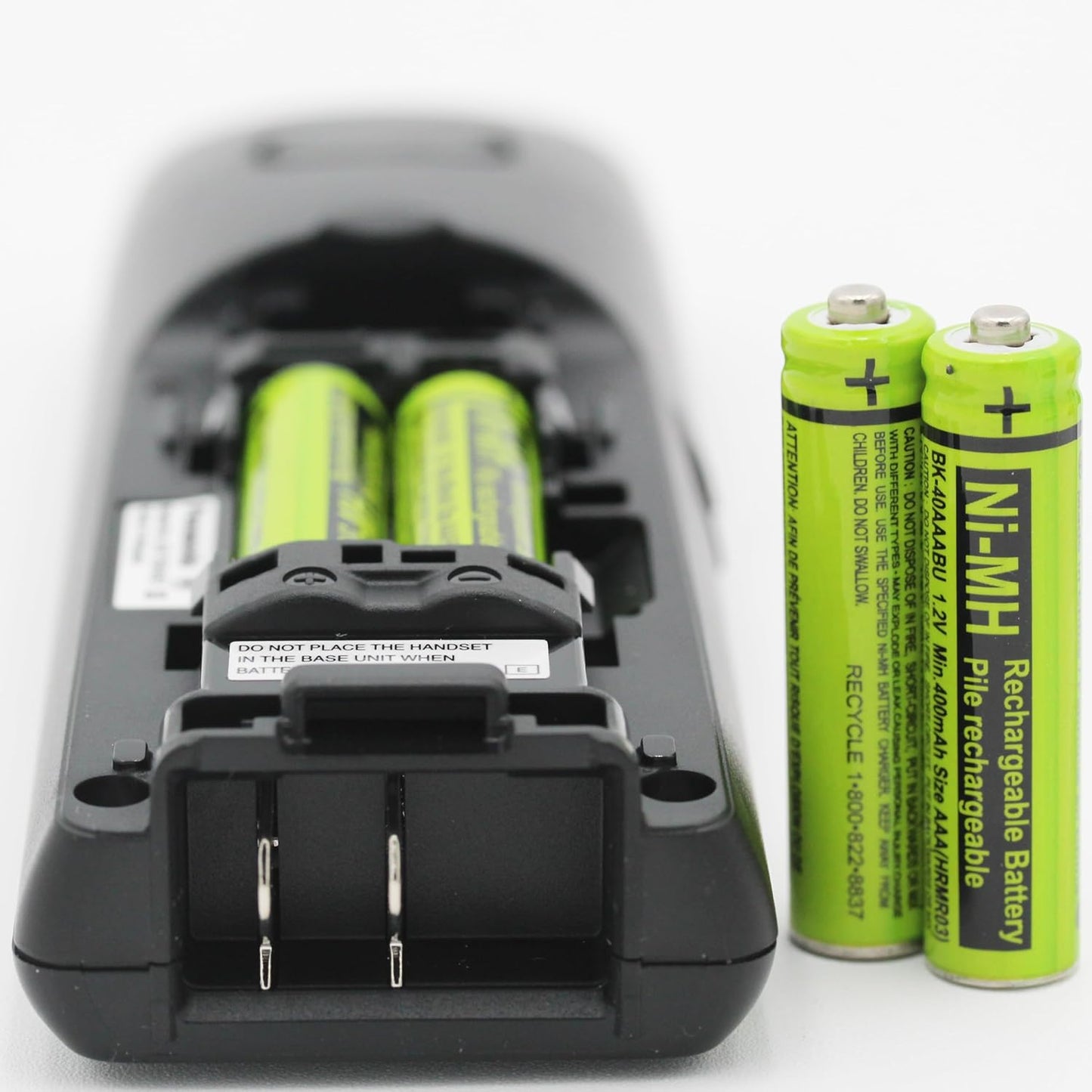 4-Pack BK-40AAABU 1.2V 400mAh Replacement Battery Pack for Panasonic Cordless Phone Handset BK40AAABU