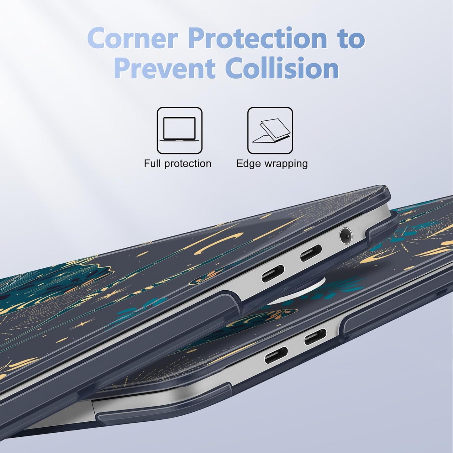 for MacBook Pro 16 inch Case 2019 2020 Release Model A2141, Plastic Hard Shell Cover with Keyboard Cover & Screen Protector for MacBook Pro 16 inch with Touch Bar & Touch ID - Butterfly P113