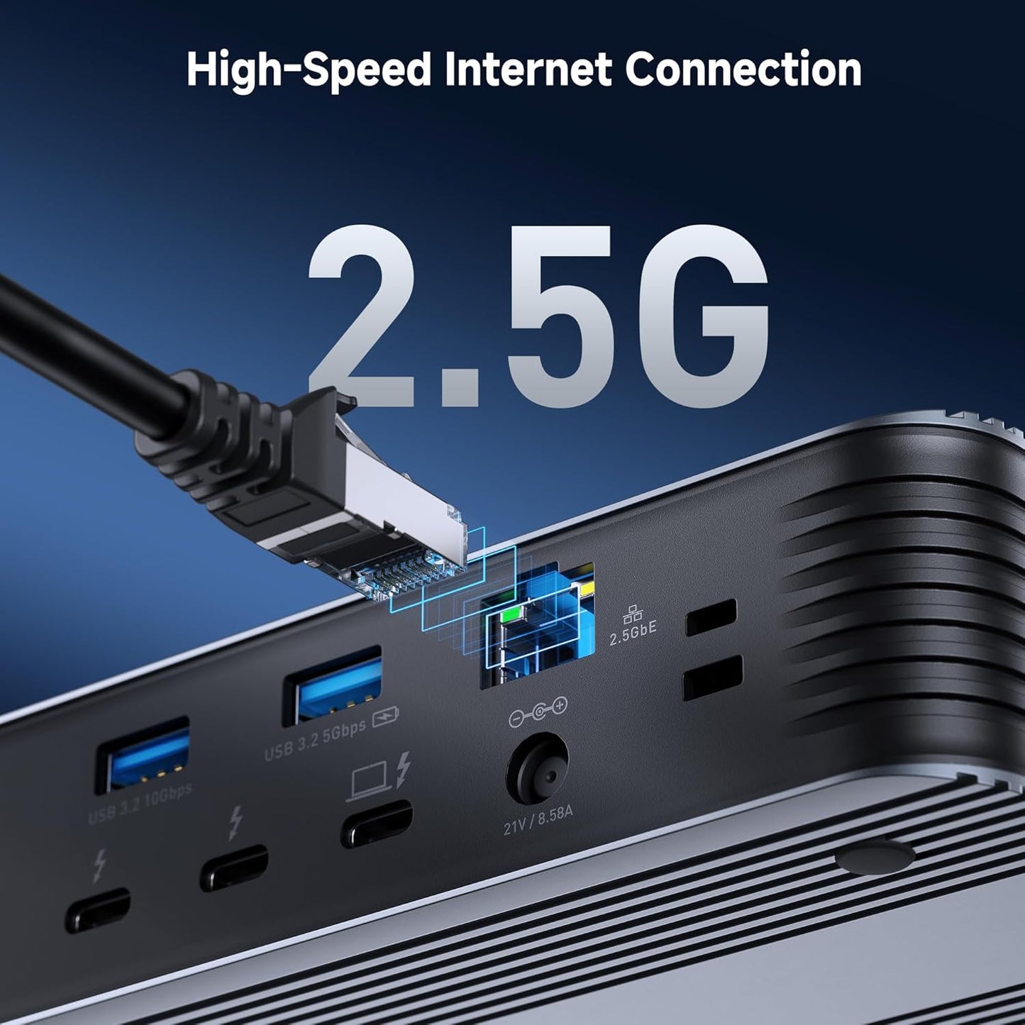 Cable Matters [Intel Certified] 11-in-1 Thunderbolt 5 Dock with Thunderbolt Share, 3X Thunderbolt 5 Ports, 2.5GbE, 3X USB 3.2 Ports, up to Triple 4K@144Hz on Windows 11, Dual 6K@60Hz on macOS, 140W PD