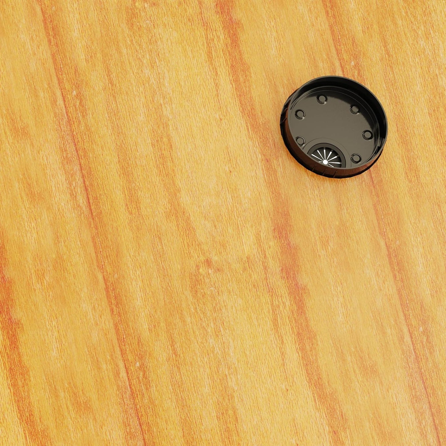 Desk Grommet 3-1/8 Inch 80mm, Zinc Alloy Computer Desk Wire Hole Cover, Office Desktop Cord Cable Hole Metal Ring, Red Bronze