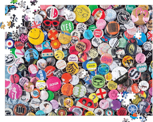 Find Me Buttons Personalized Search and Find Puzzle - 500 Pieces - I See Me!