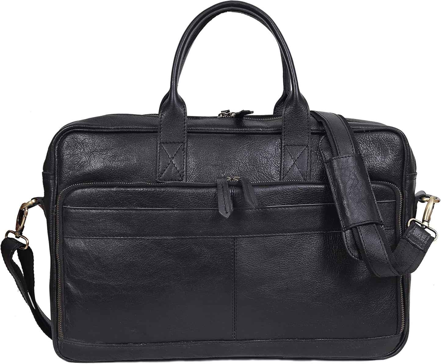 VC VINTAGE COUTURE Leather briefcase bag for men Leather Laptop Bags For Men and Women Travel Messenger Bag
