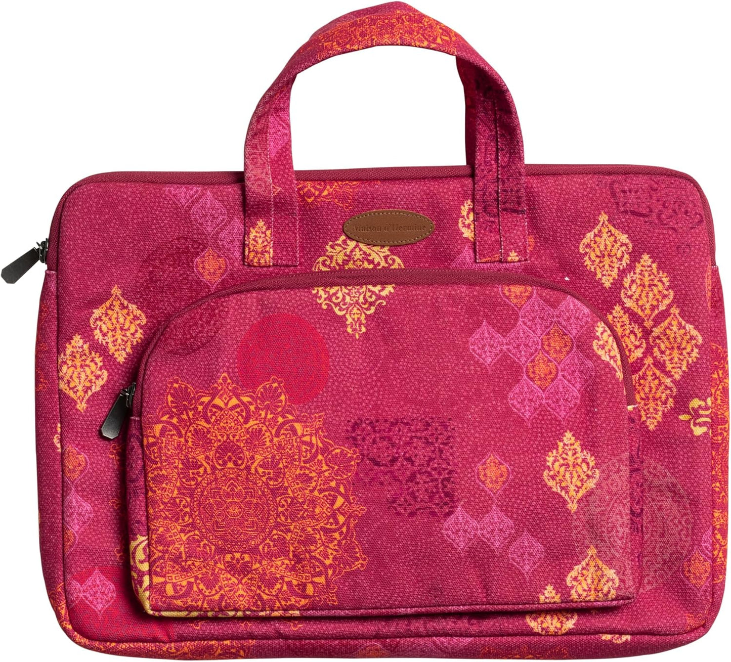 Maison d'Hermine Laptop bag with front pocket Stain and water repellent Cotton canvas