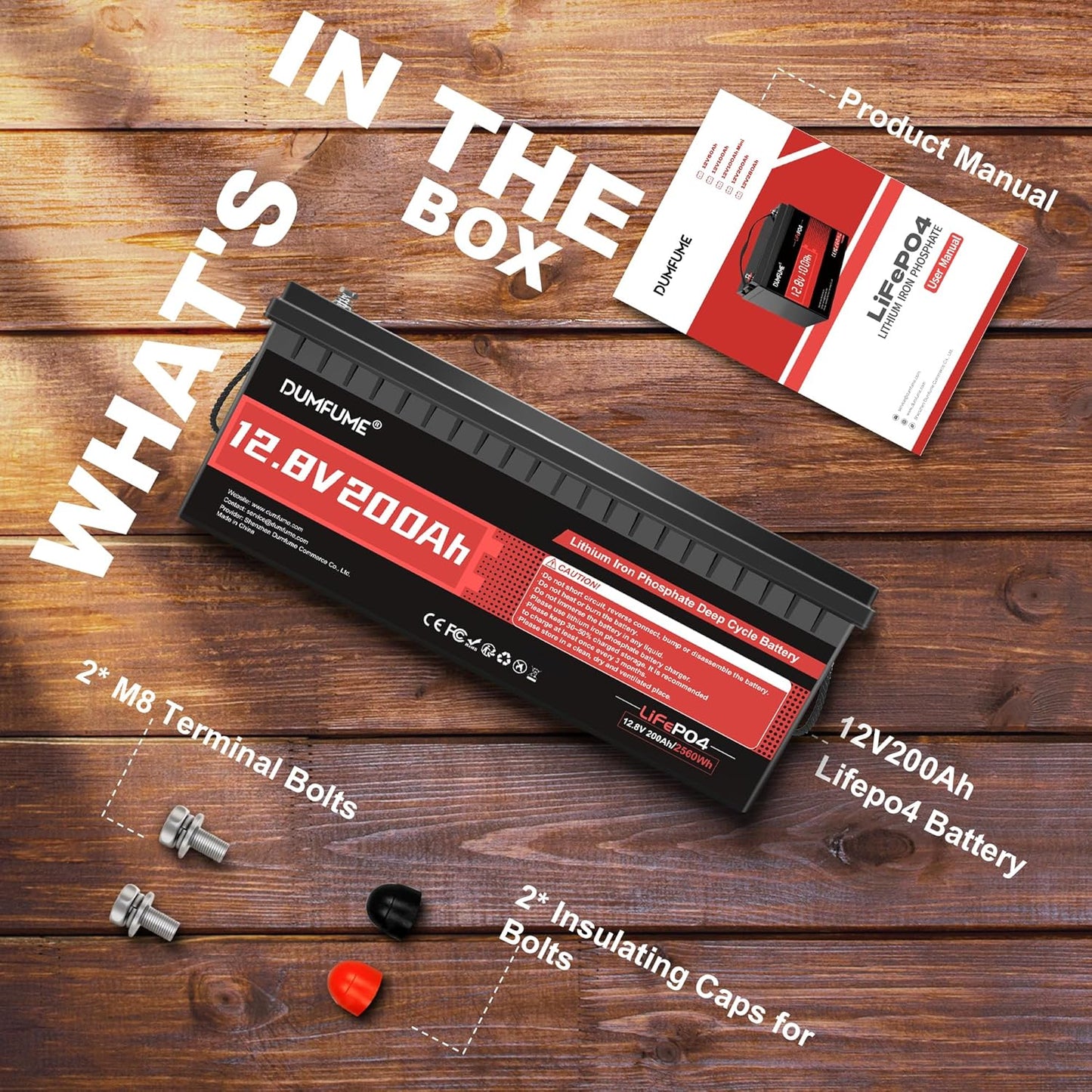 2 pack 12V 200Ah LiFePO4 Battery,2560Wh Deep Cycle Lithium Iron Phosphate Battery 200A BMS, 15000+ Cycles, Ideal for RV, Solar Energy Storage,Trolling Motor and Off-Grid Camping