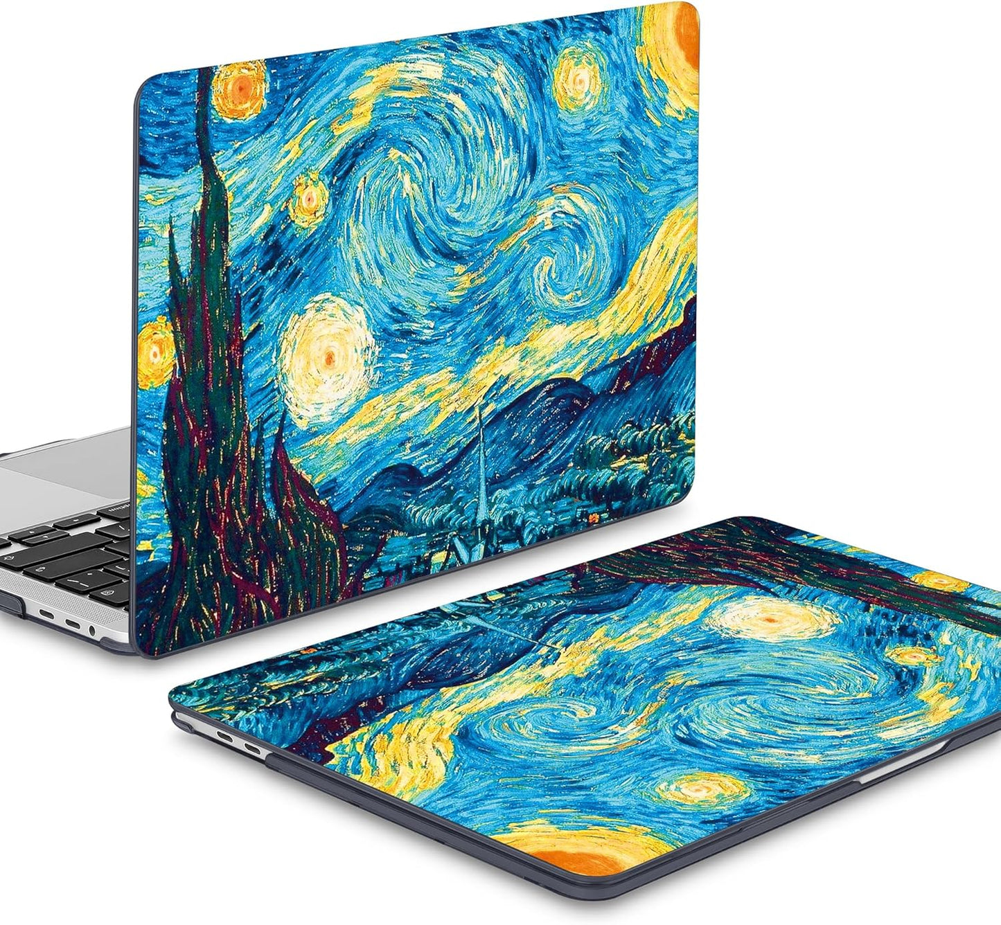 Mektron for MacBook Pro 16 inch Case A2141, 2020 2019 Pro 16-inch Touch Bar & Touch ID Starry Sky Matte Hard Shell Cover Keyboard Skin Screen Protector