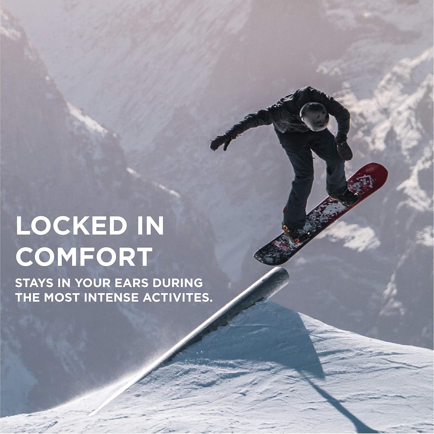 Foam Masters Memory Foam Ear Tips for AirPods Pro 1st & 2nd Gen | Comfortable | Secure | Better Noise Cancellation | Version 3.0 Replacement Buds (Medium - 3 Pairs, Black)