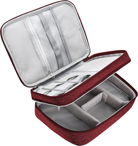 CILLA Electronics Organizer Travel, Travel Cord Organizer Case, Compact Electronics Accessories Bag for Cable, Cord, Charger, Phone