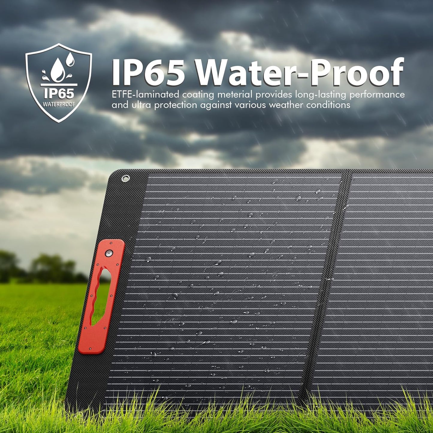 240W Portable Solar Panels for Power Station, Solar Angle Guide, Monocrystalline ETFE Foldable Solar Panel Charger with QC3.0 USB/Type-C, 20V DC Output Adjustable Kickstand for Outdoor Camping, RV