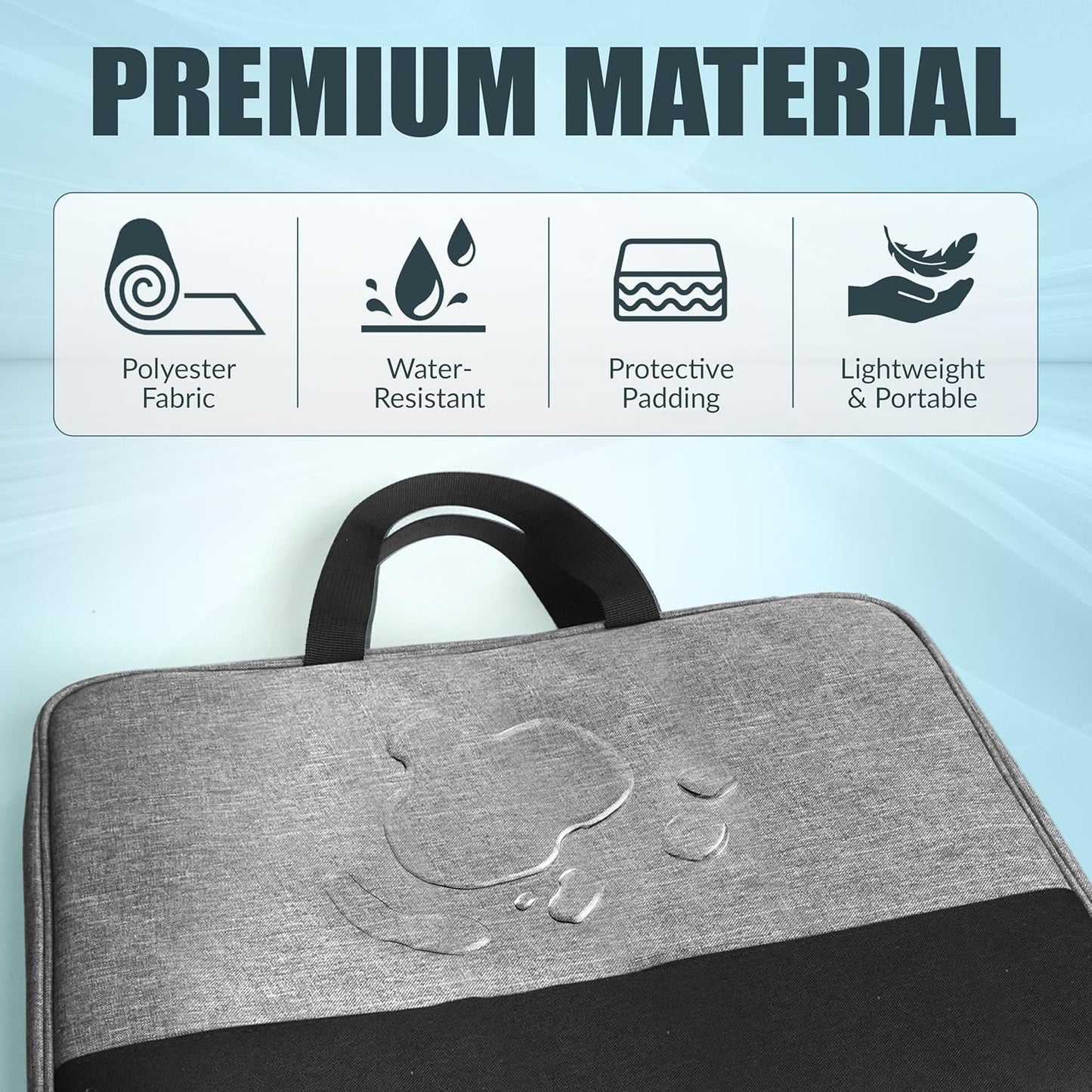 Laptop Sun Shade Bag - Fits Up to 16" Laptops, Provides Privacy, Glare Protection - Ideal Laptop Sun Shade for Working Outside