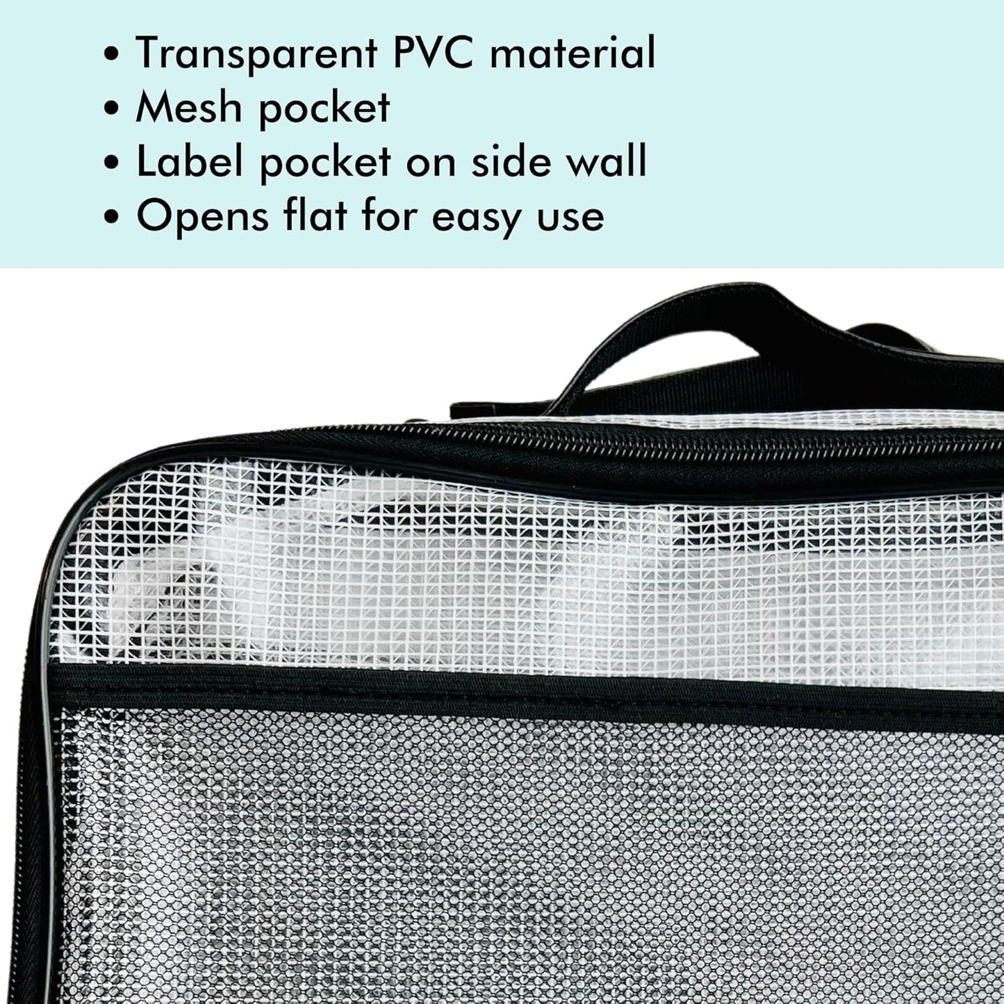 4PC Large Mesh Storage Bag for Board Games, Puzzles, Toys, Supplies, Zippered Bags for Organization Compatible with Legos and Doll Storage (4pc Mesh Bags)