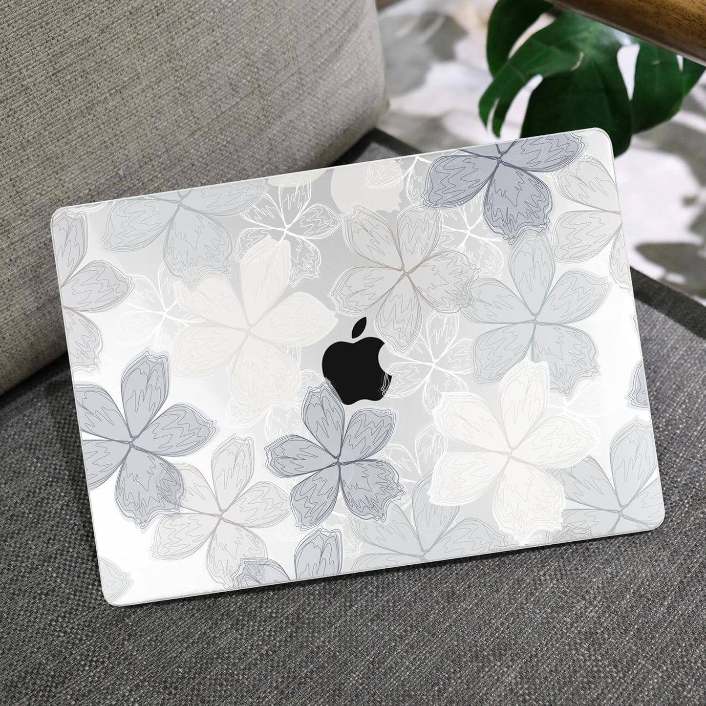 MEEgoodo for MacBook Air 13 inch Case 2021 2020 2019 2018 Released A2337 M1 A2179 A1932 with Touch ID, Plastic Hard Shell & Keyboard Cover Compatible with MacBook Air Case 13.3, Multicolored Roses