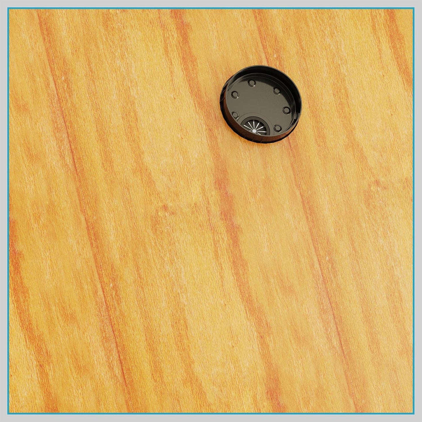 2 Pack Desk Grommet 3-1/8 Inch 80mm, Zinc Alloy Computer Desk Wire Hole Cover, Office Desktop Cord Cable Hole Metal Ring, Black