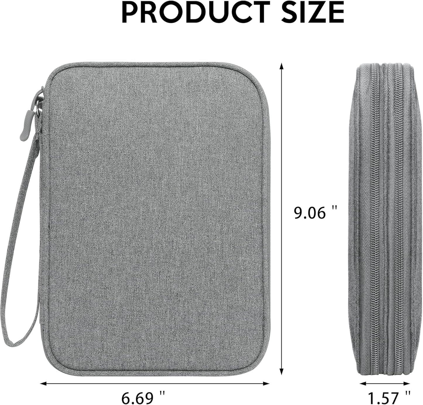 CILLA Electronics Organizer Travel, Travel Cord Organizer Case, Compact Electronics Accessories Bag for Cable, Cord, Charger, Phone