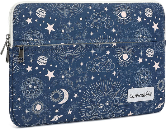 Canvaslove Laptop Sleeve Case Cover with Pocket for MacBook Pro 14 inch and 14 inch-14.4 inch HP, Lenovo, Dell, ASUS, Acer Notebook Computer（Sol De Mayo）