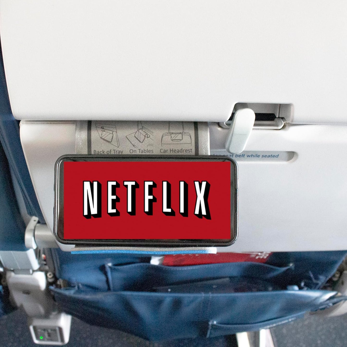 DTLgear Trek Stand Flexible Phone and Small Tablet Holder for Airplane, Office, Desk, Treadmill, Hotel, Kitchen, Plane Travel Essentials