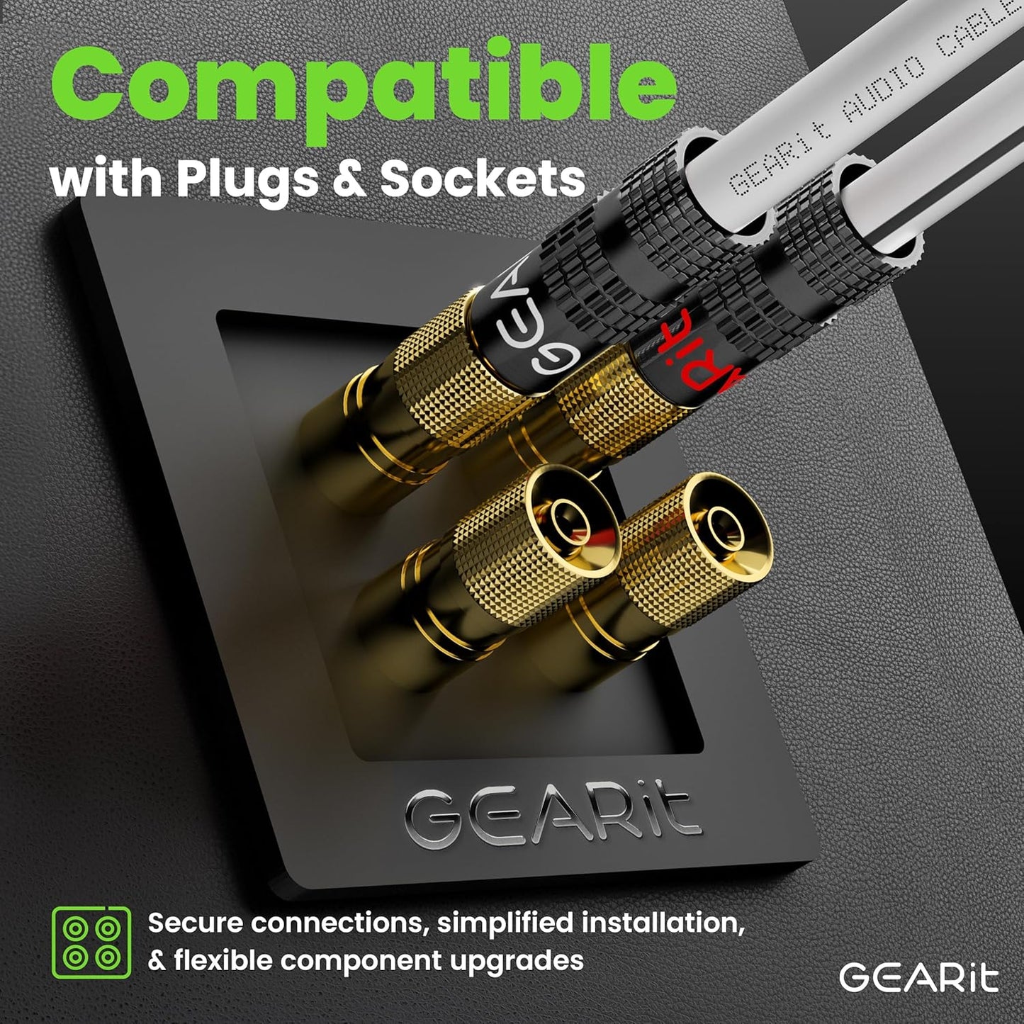 14AWG Speaker Wire, GearIT Pro Series 14 AWG Gauge Speaker Wire Cable (100 Feet / 30.48 Meters) Great Use for Home Theater Speakers and Car Speakers White