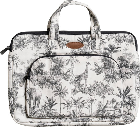 Maison d'Hermine Laptop bag with front pocket Stain and water repellent Cotton canvas