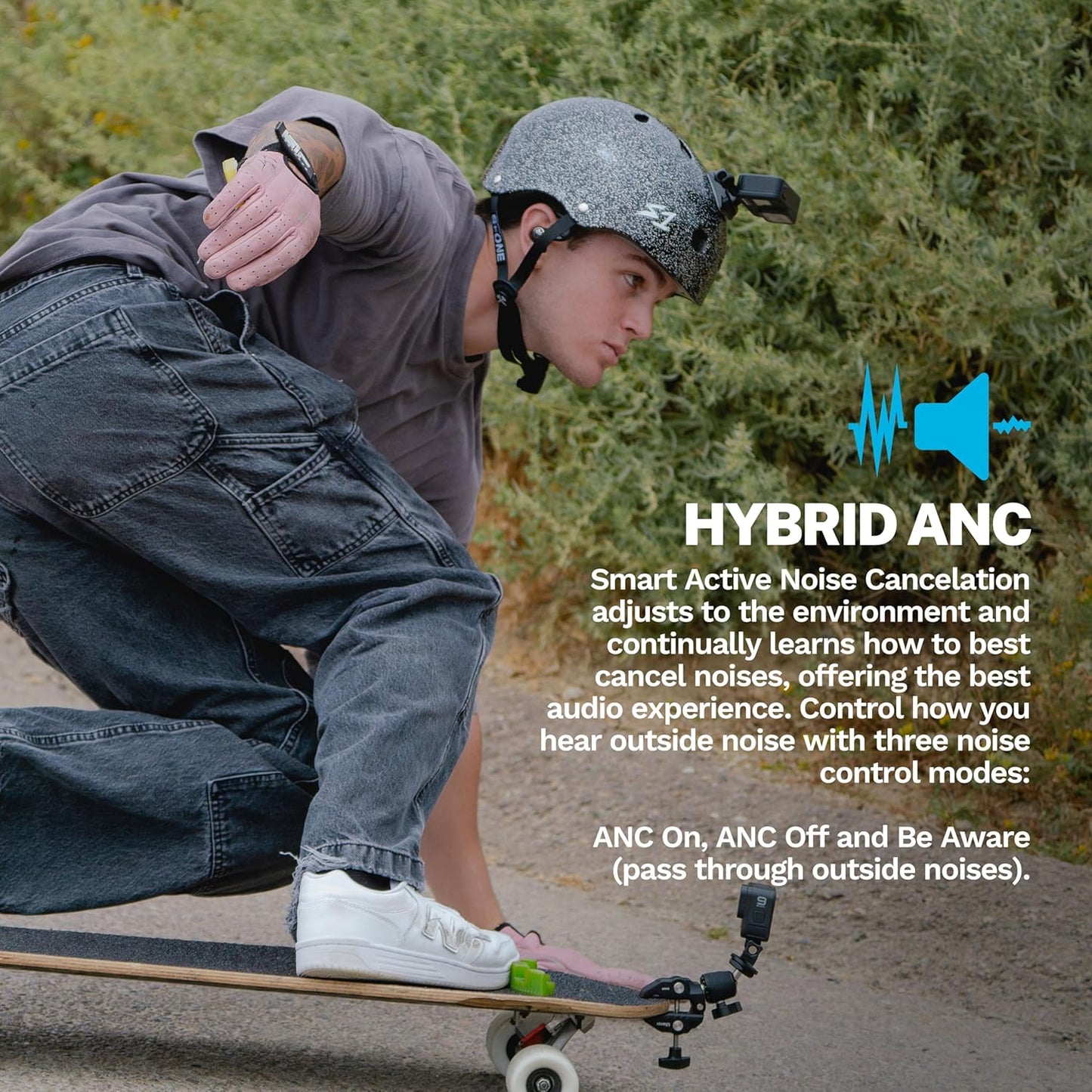 JLab Epic Air Sport ANC 3 True Wireless Bluetooth Earbuds for Active Workout, Hybrid Dual Drivers for Premium Sound, Hi-Res Audio, Spatial Audio, AAC, Sweatproof, 12+ Hours Playtime, Google Fast Pair