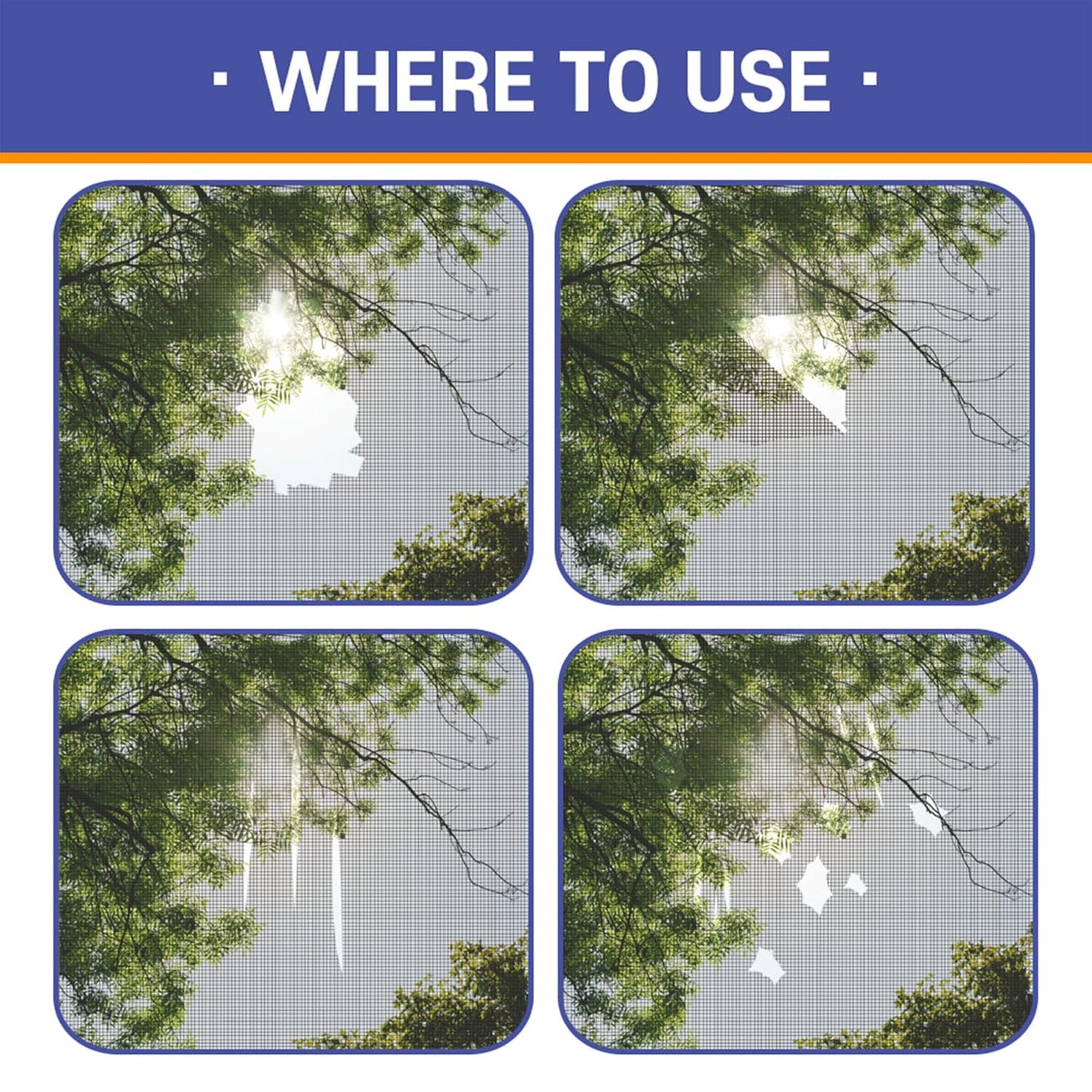 HA SHI Screen Repair Kit for Windows or Doors (2" x 6.5FT, Black) 3-Layer Strong Adhesive Tape, Made in Korea, Ease-Installation Fiberglass Covering Mesh