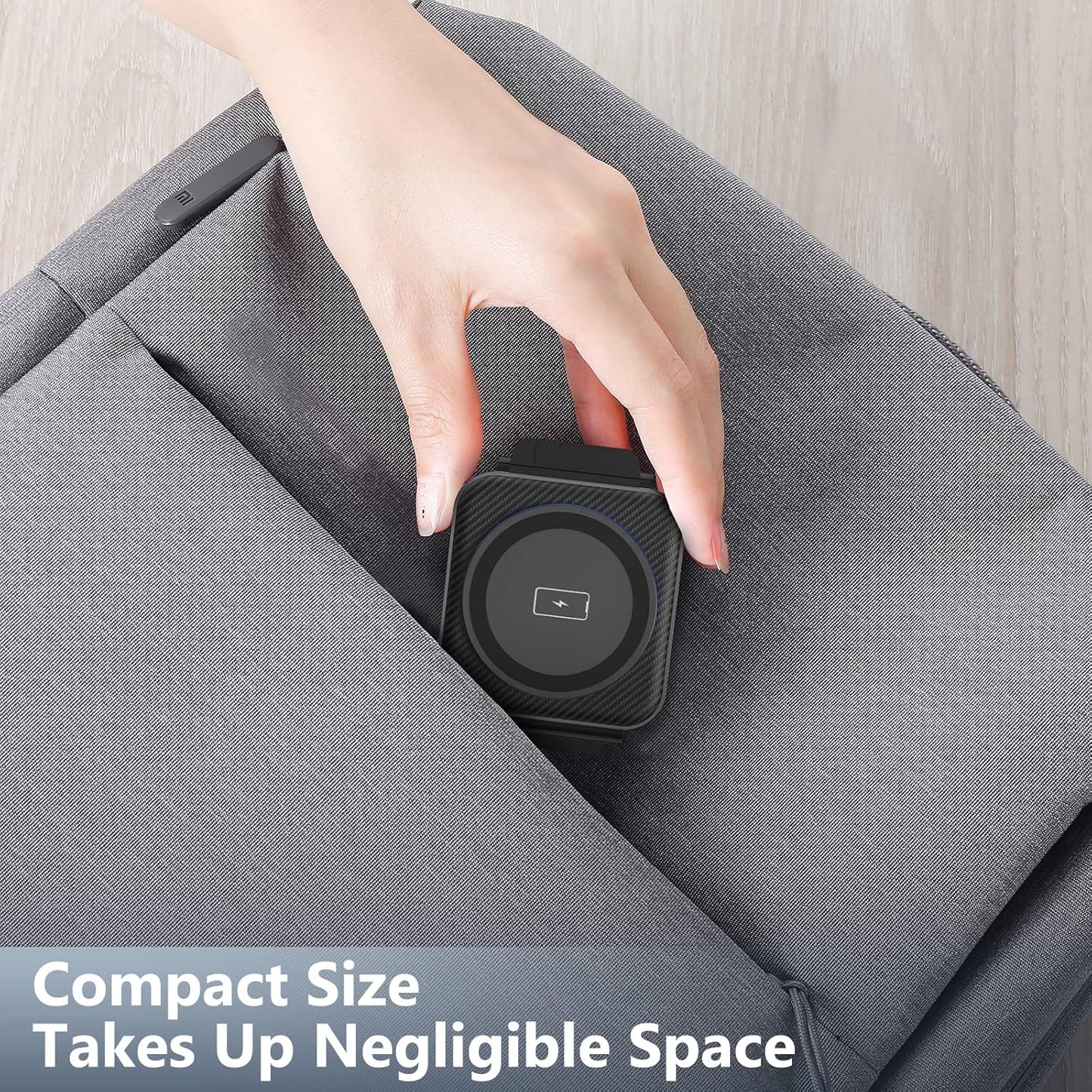 Travel Charger for Samsung Multi Devices, Foldable 3 in 1 Wireless Charging Station Fast Charging Stand/Pad Compatible for Samsung Galaxy S25/S24/S23/Note20 GalaxyWatch8/7/6 Galaxy Buds4