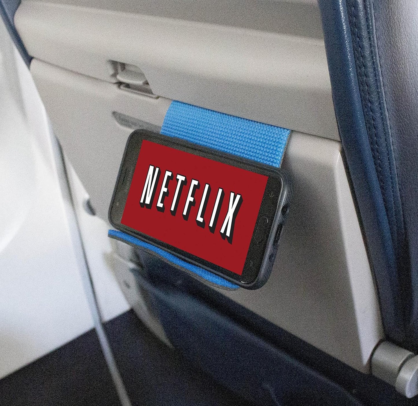 DTLgear Trek Stand Flexible Phone and Small Tablet Holder for Airplane, Office, Desk, Treadmill, Hotel, Kitchen, Plane Travel Essentials